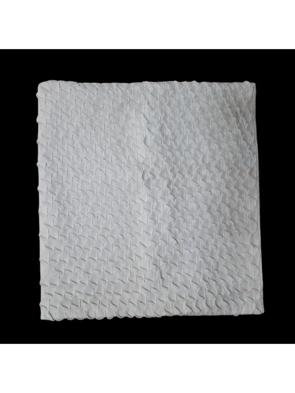 West Elm Textured Pillow Cover Off-White/Cream/Ivory - Cotton/Wool Blend18